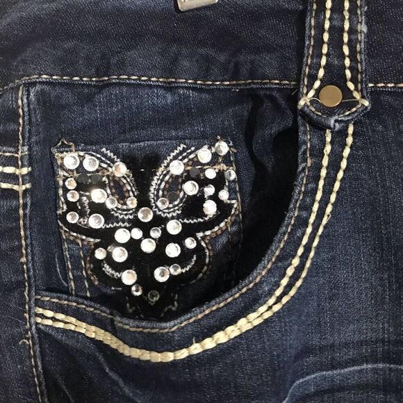 Lane Bryant Embellished Denim Jeans Size 14 - Picture 8 of 9